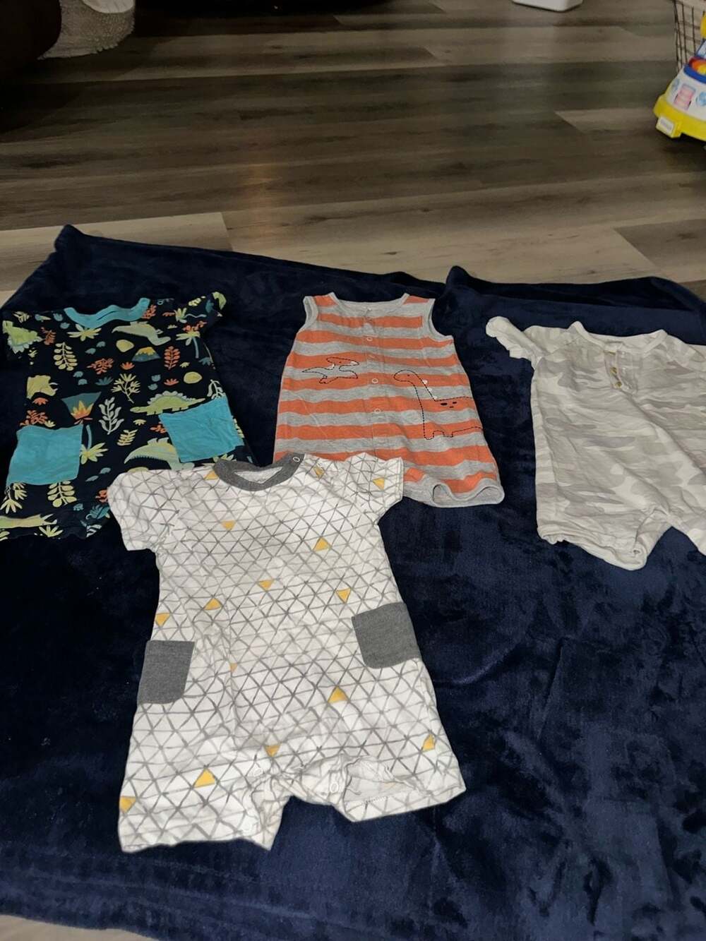 Carter's Baby Boy Rompers Lot Size 24M Assorted Set of 4